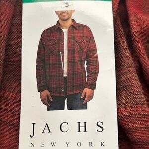 Jachs Red Plaid Men's Shirt